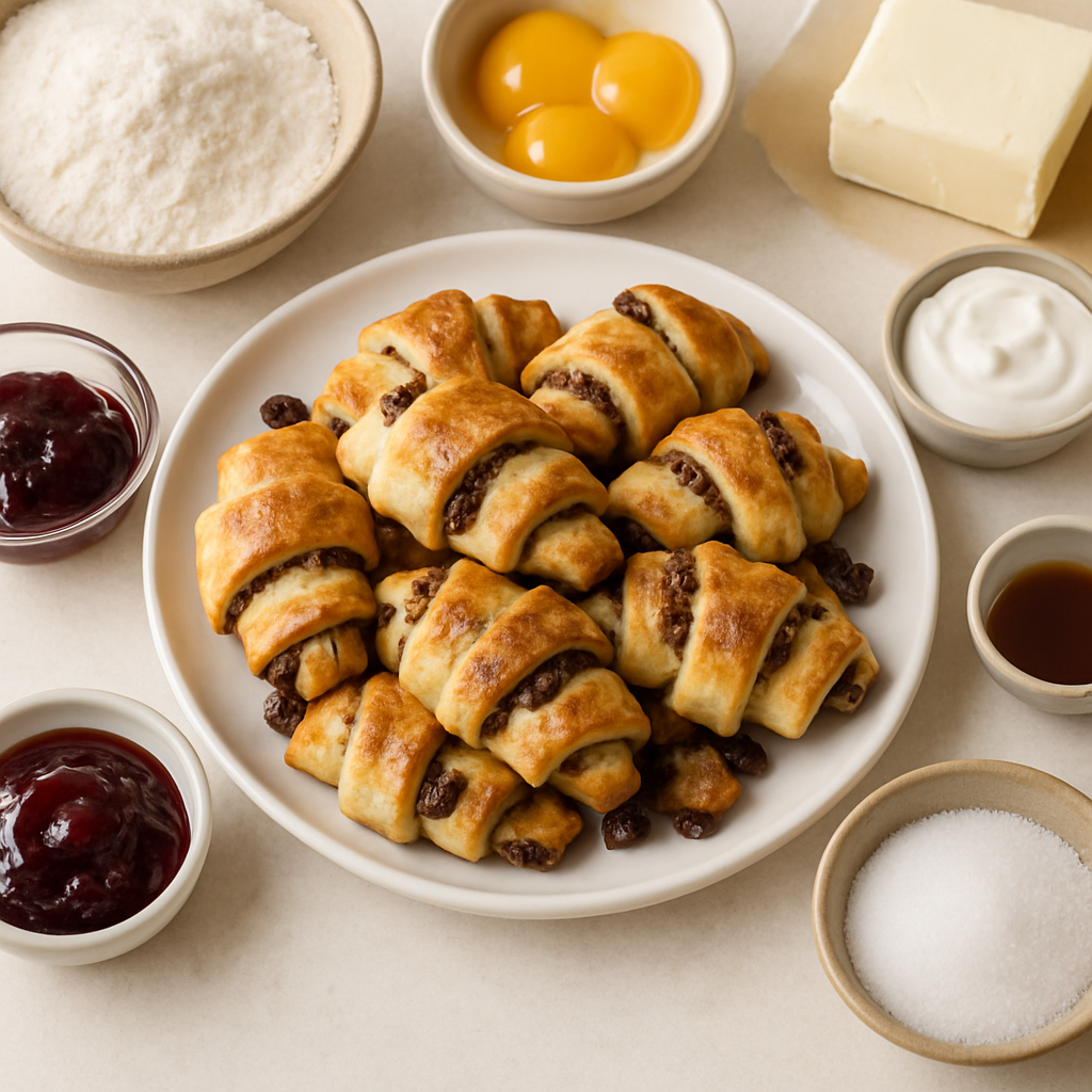 Cinnamon Raisin Rugelach