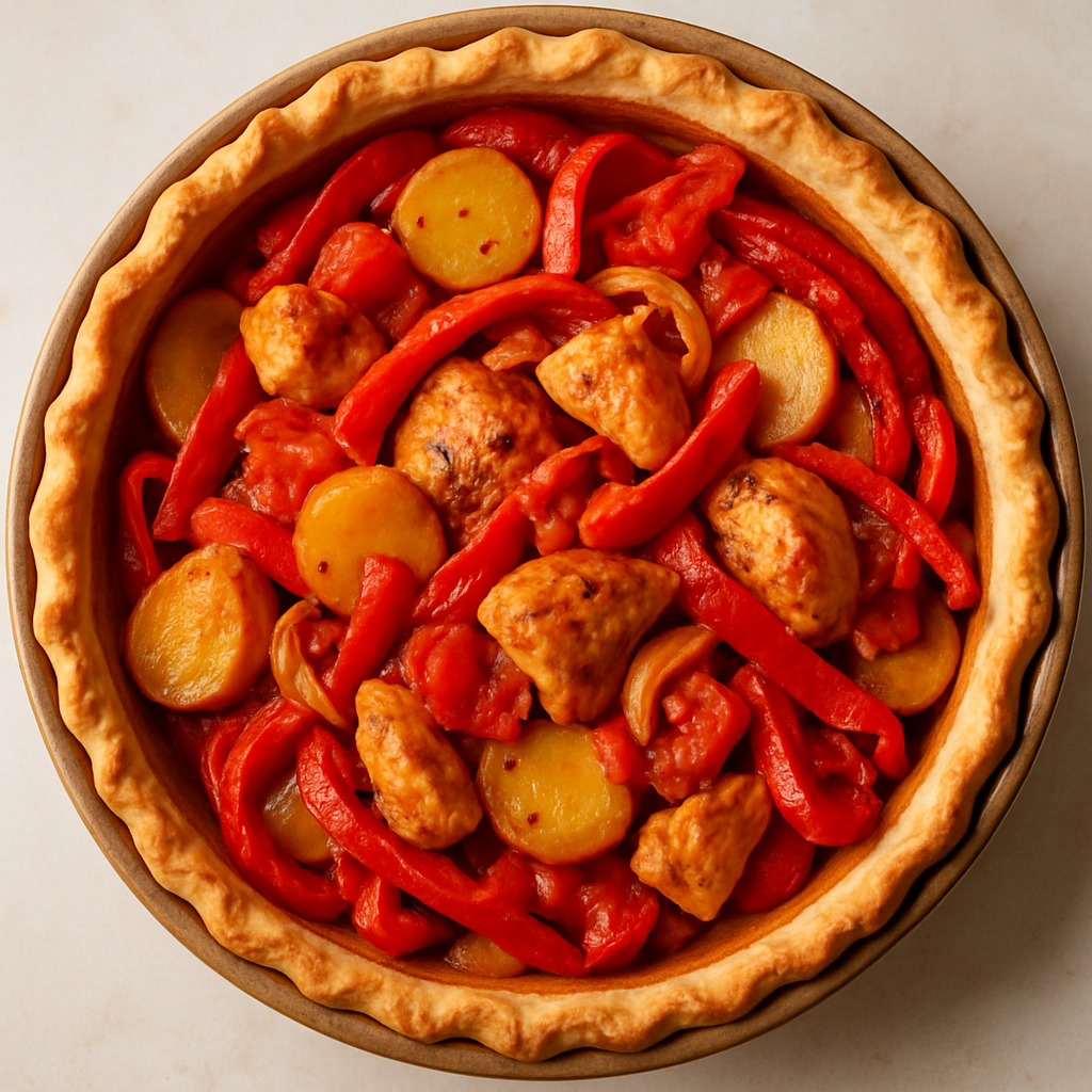 Spanish Chicken Pie