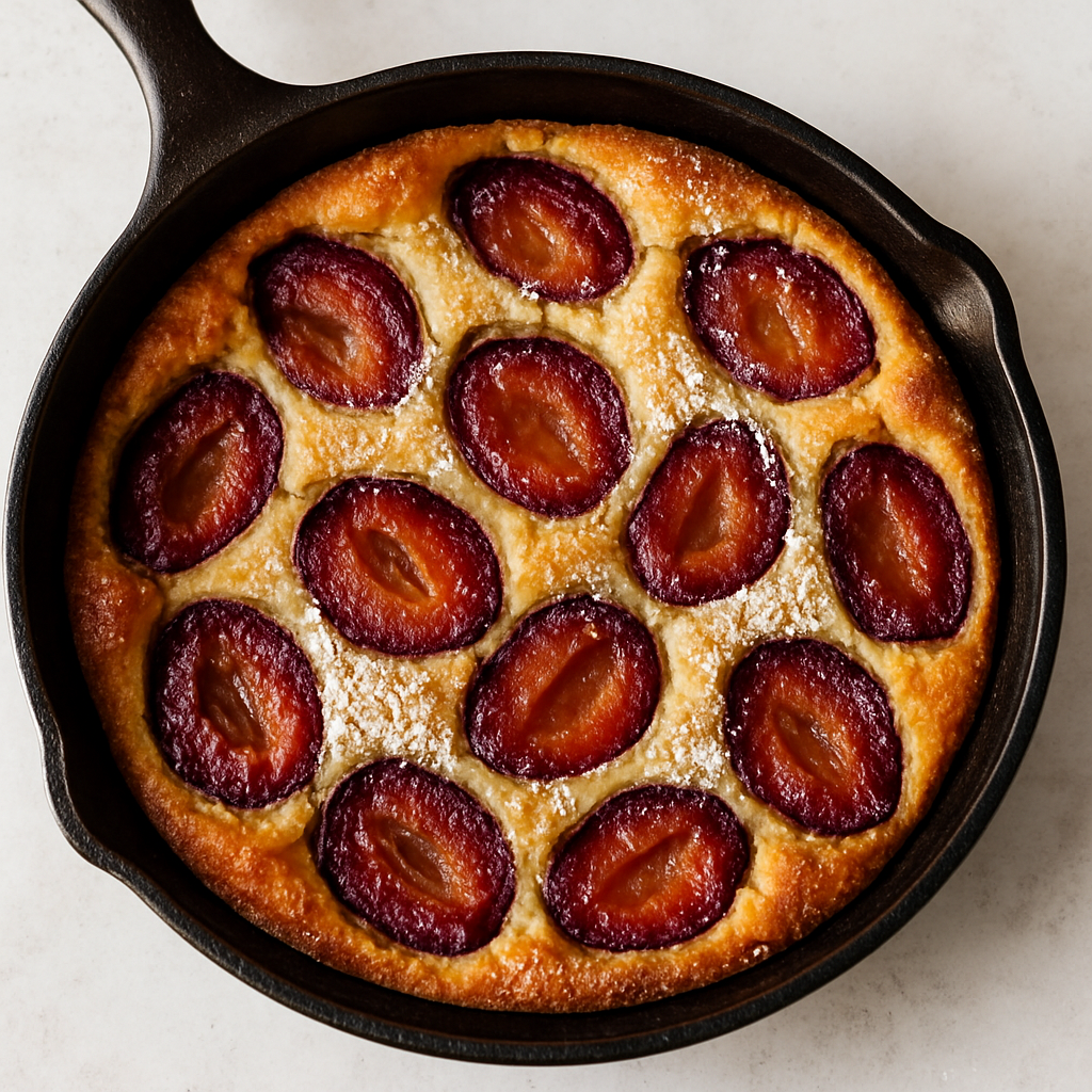 Gluten-Free Plum Clafoutis