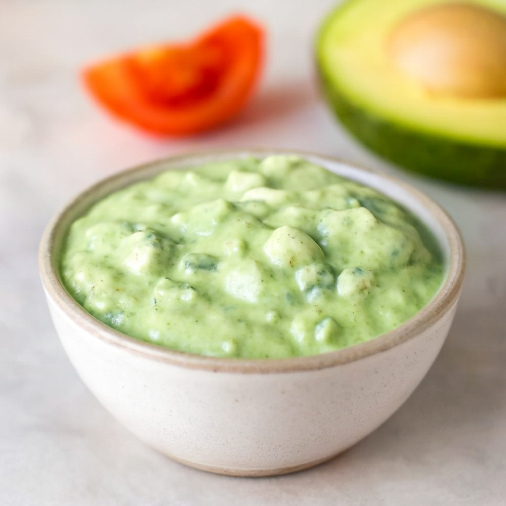 Aderezo de Aguacate y Queso Azul