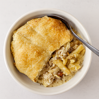 30-Minute Chicken Carbonara Pot Pie