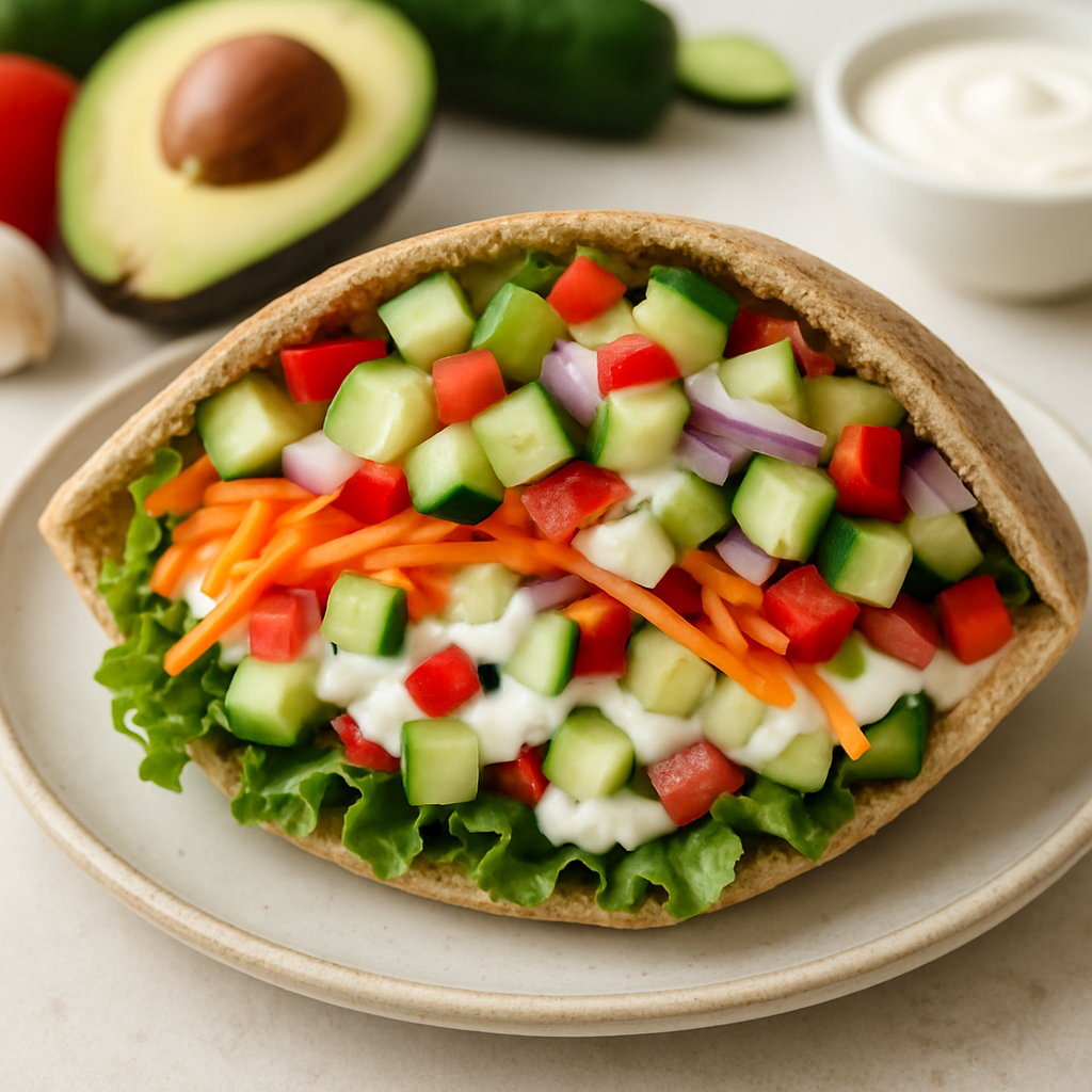 Stuffed Veggie Pitas