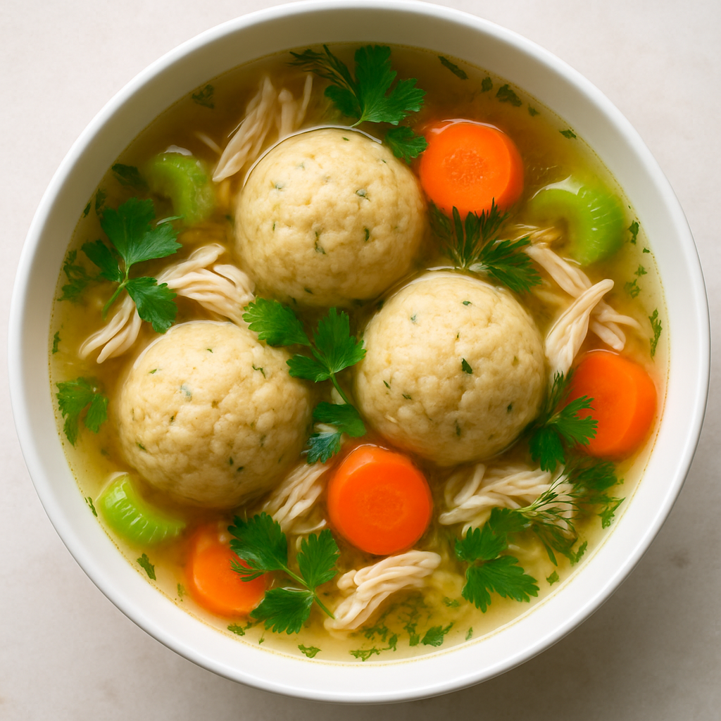 Blue Ribbon's Excellent Matzo Ball Soup