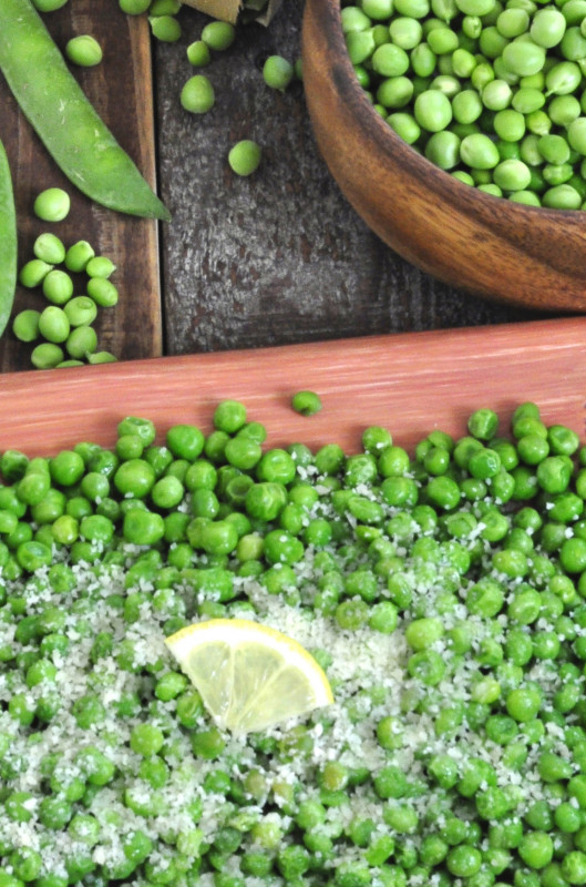 Guisantes con Parmesano