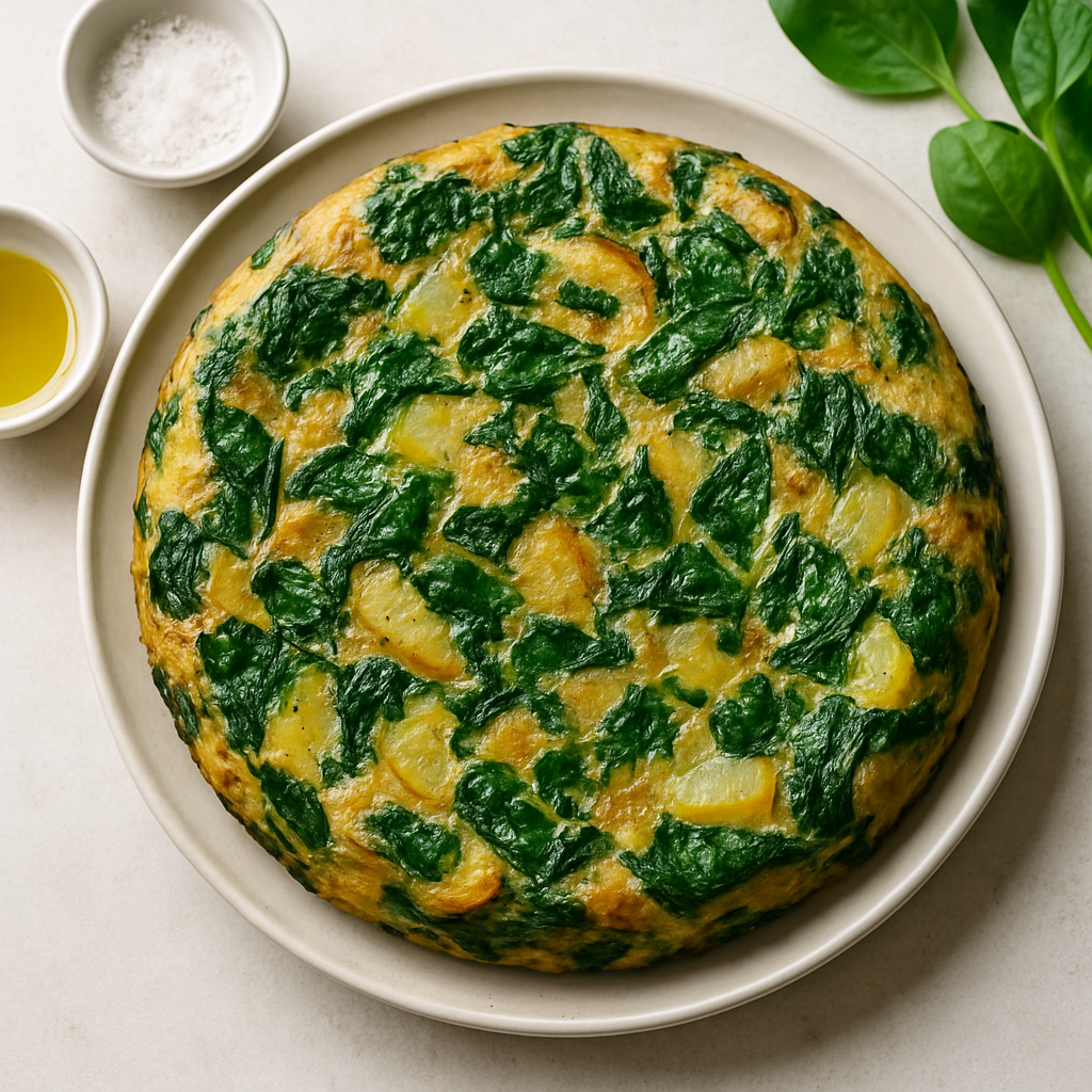 Spanish Spinach Omelette