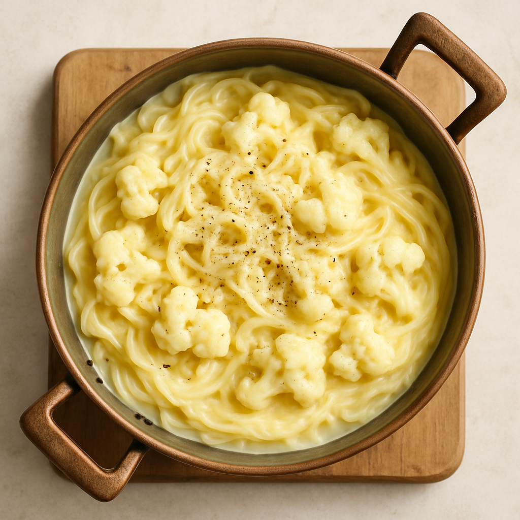 Creamy Cauliflower Capellini