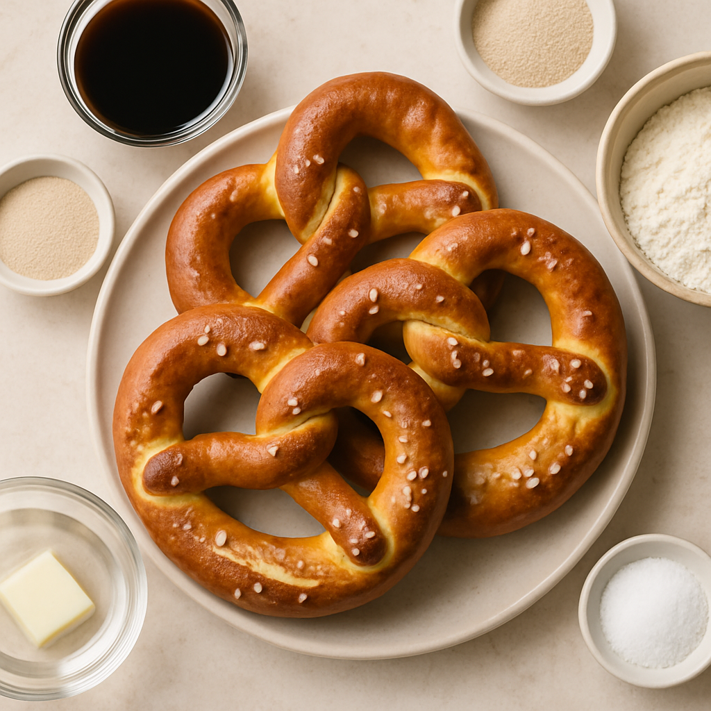 Laugenbrezel (Traditional German Pretzels)