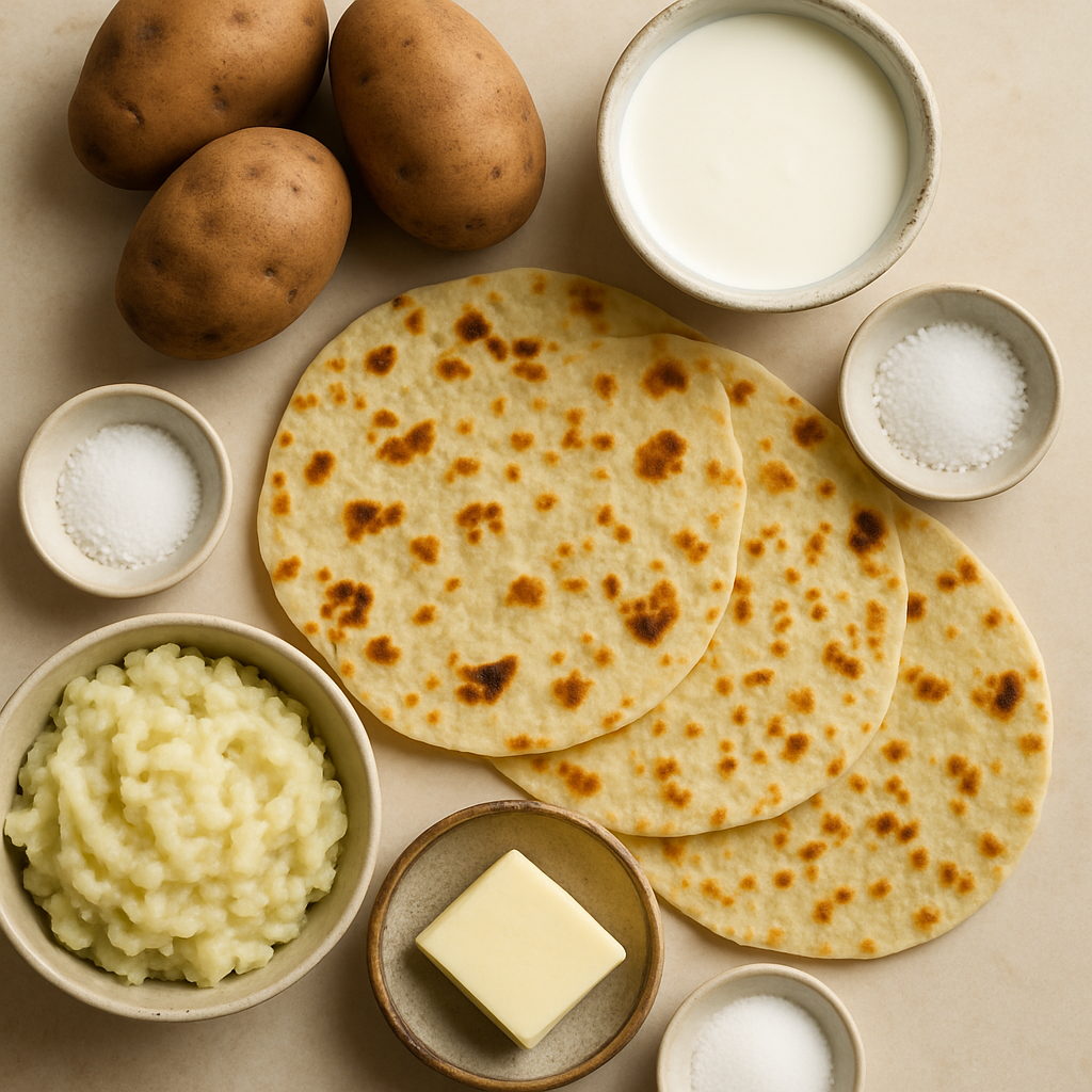 Midwestern Potato Lefse