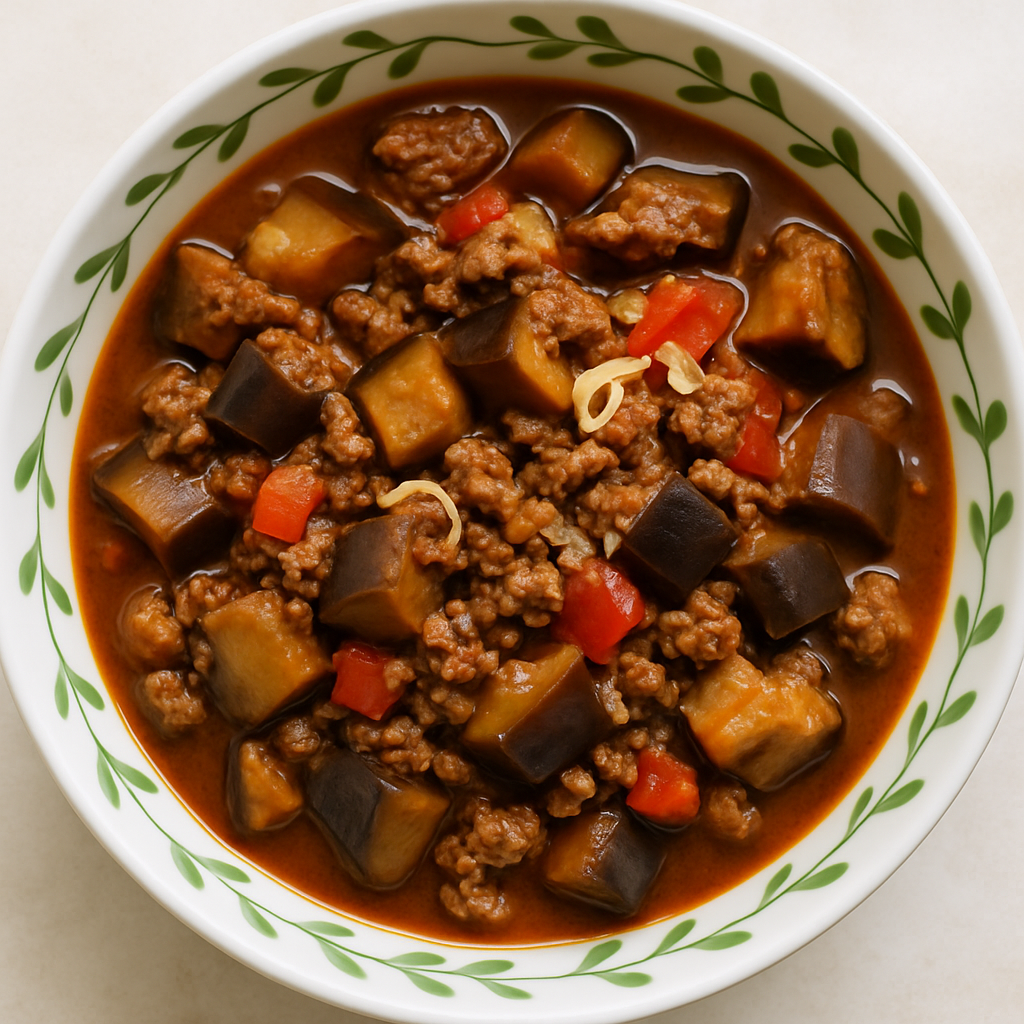 Easy Eggplant and Ground Beef