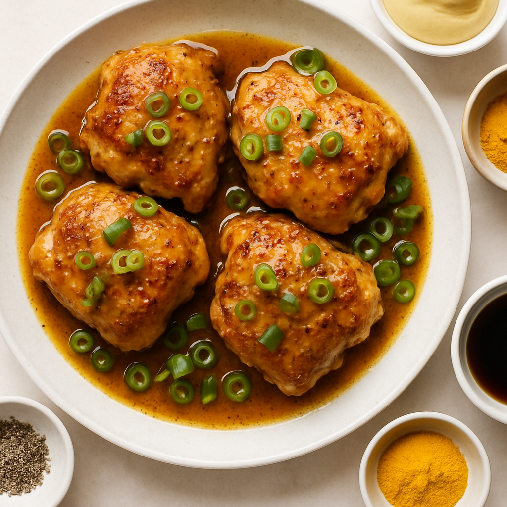 Muslos de Pollo con Miel y Mostaza