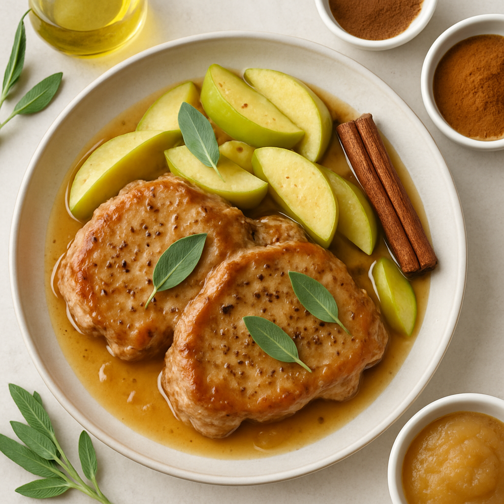 Instant Pot Cinnamon-Apple Pork Chops