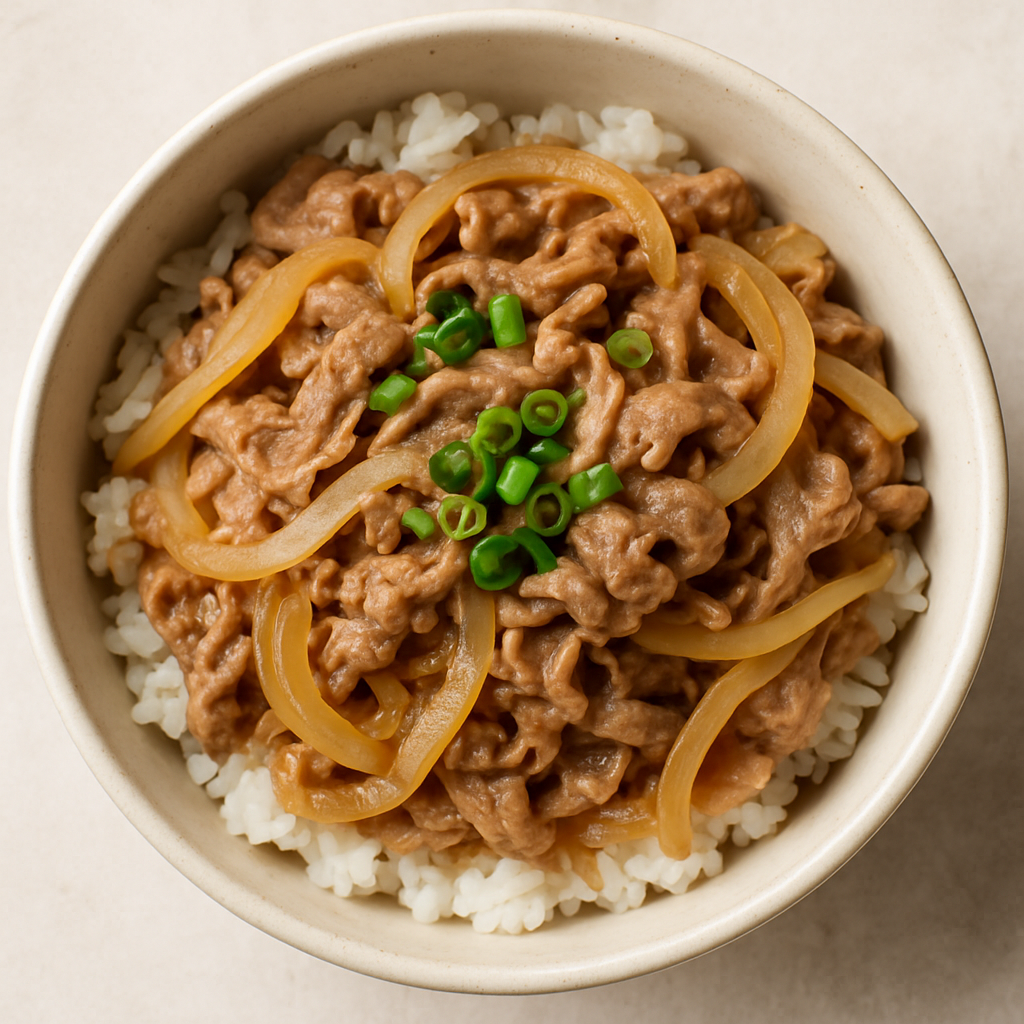 Gyudon (Beef Rice Bowl)