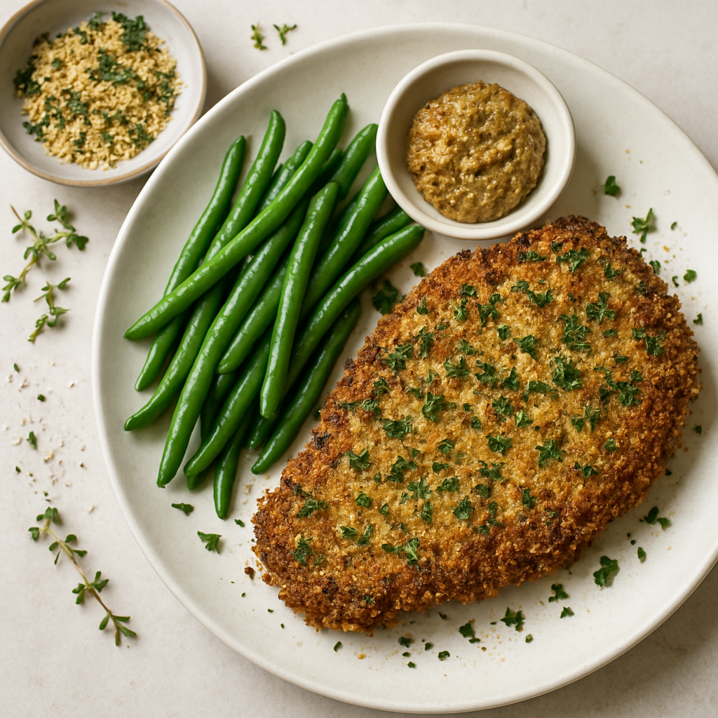 Milanesa de Cerdo con Costra de Tomillo