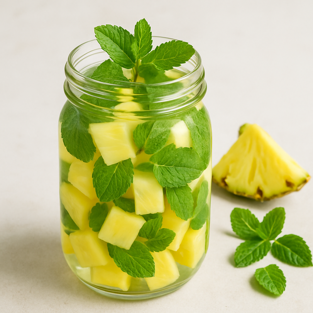 Pineapple-Mint Infused Water