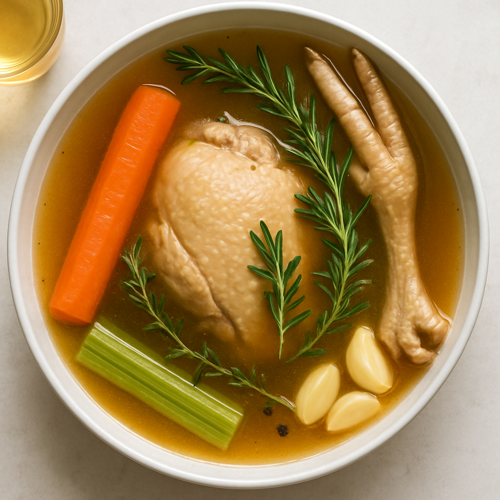 Crock Pot Chicken Bone Broth