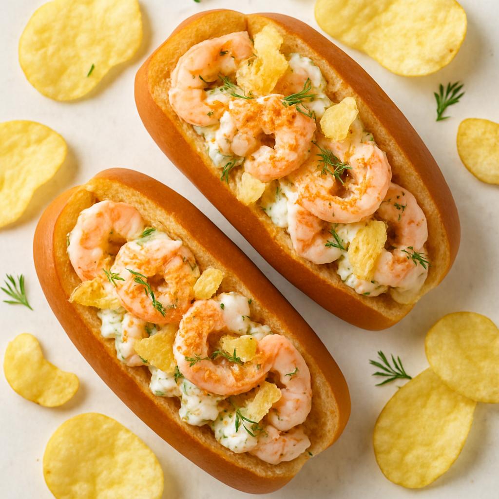 Potato Chip Shrimp Rolls