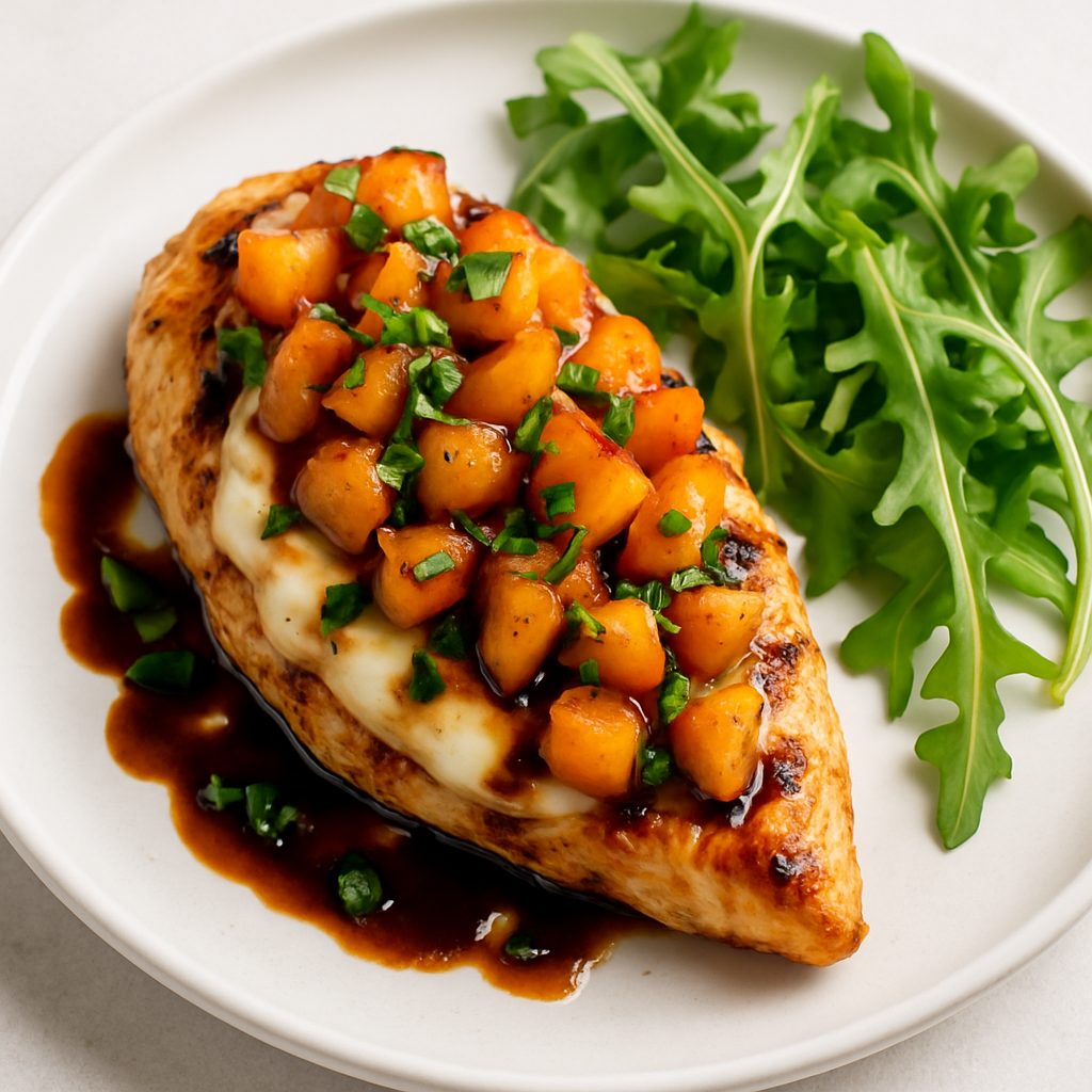 Peach Bruschetta Chicken