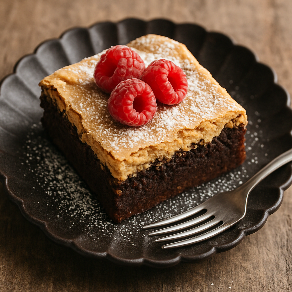Magic Gooey Chocolate Meringue Texas Sheet Cake