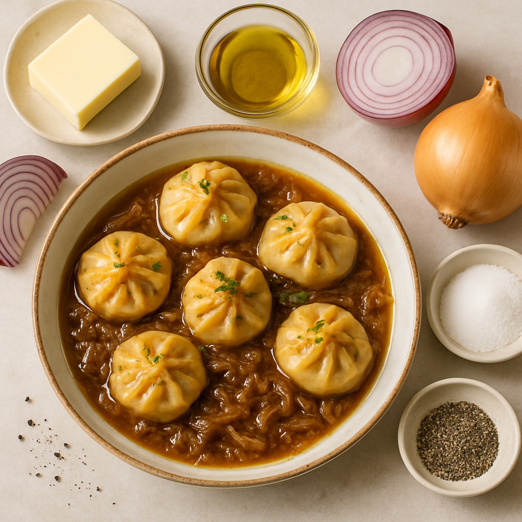 French Onion Soup Dumplings
