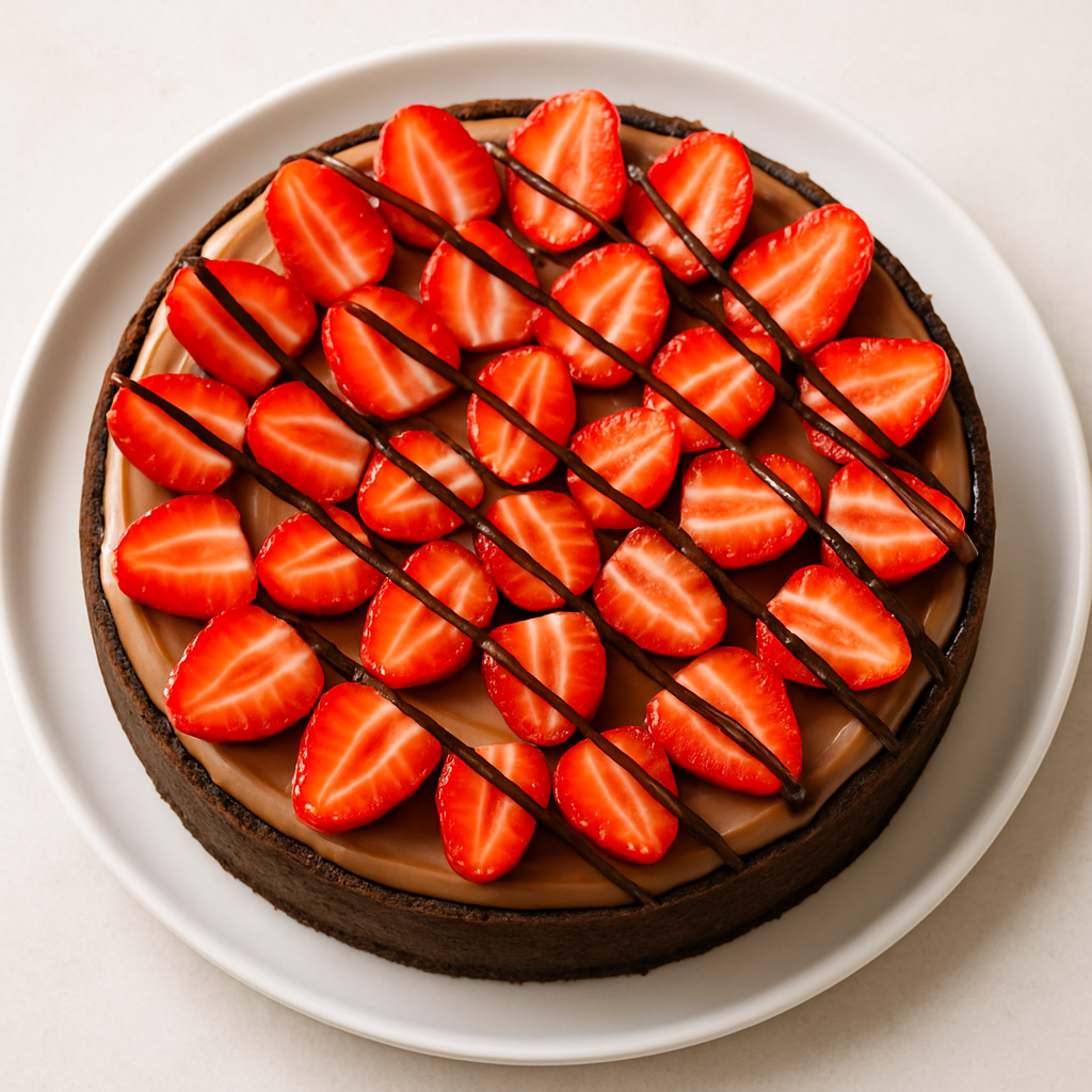 Strawberry Nutella Cheesecake