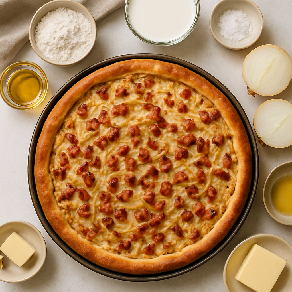 Zwiebelkuchen: German Onion Pie