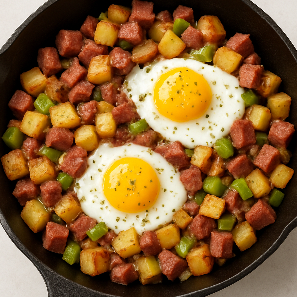 Corned Beef Hash and Eggs