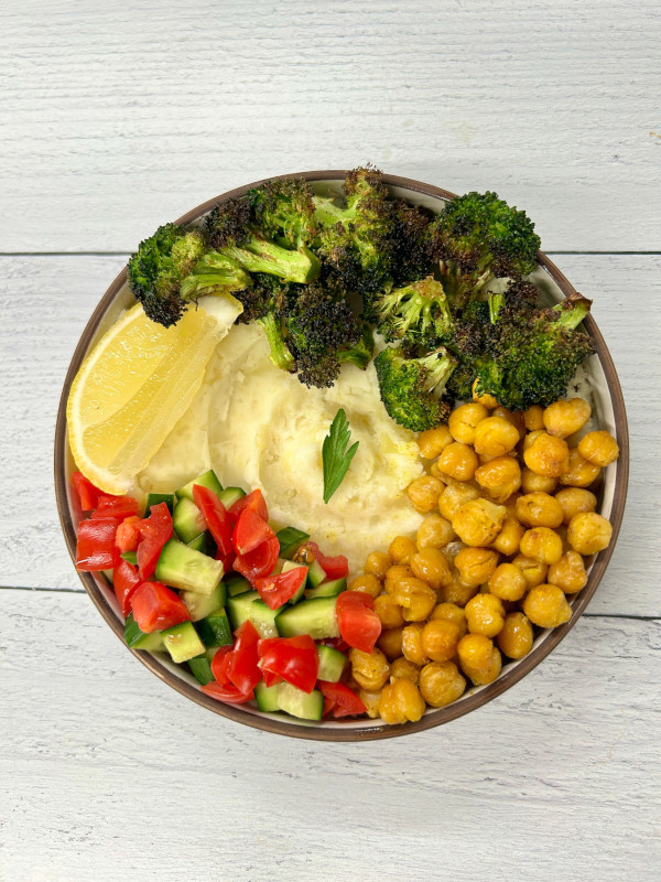 Tazón de Puré de Papa con Vegetales