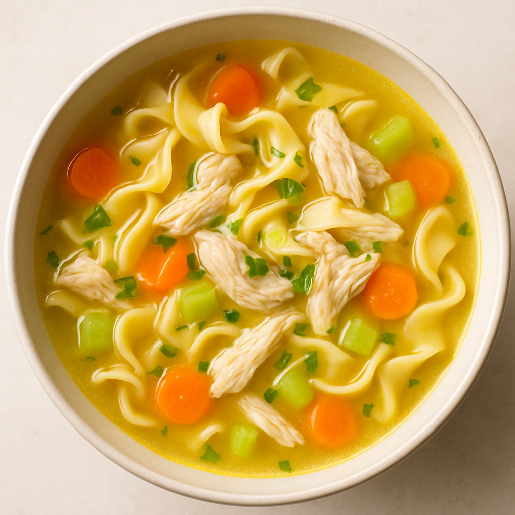 Sopa de Pollo con Fideos