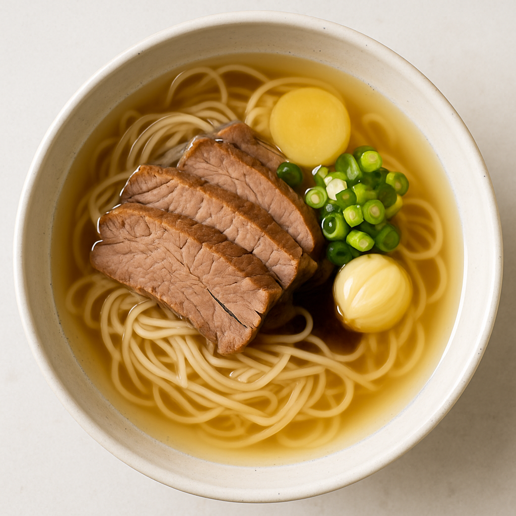 Cool and Refreshing Korean Beef Noodle Soup