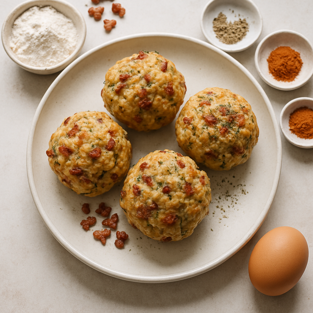 German Bacon and Spice Dumplings
