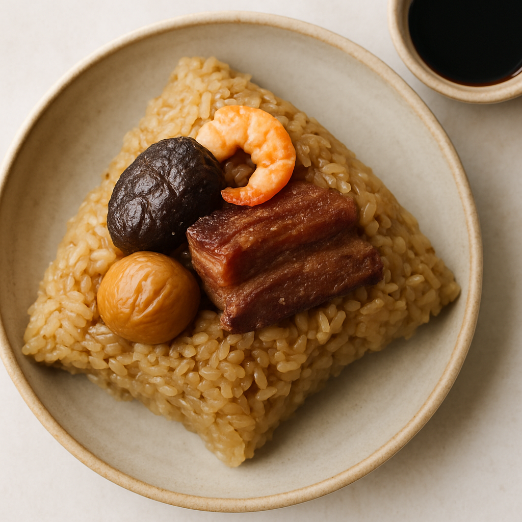 Bollo de Arroz Glutinoso con Cerdo