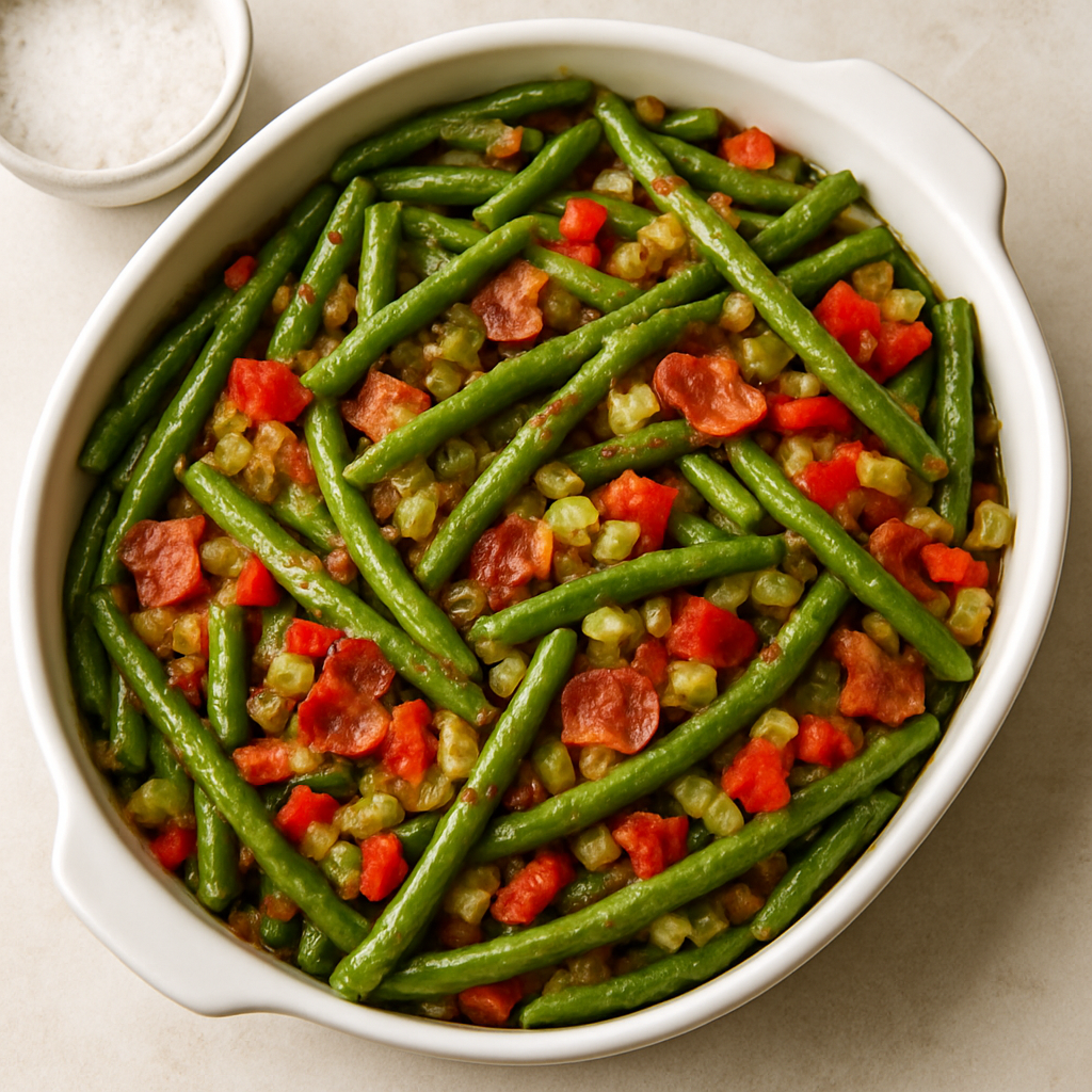 Cajun Green Bean Casserole