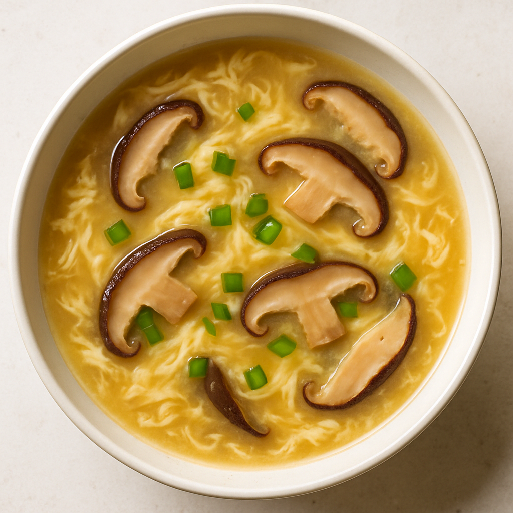 Sopa China de Huevo Batido