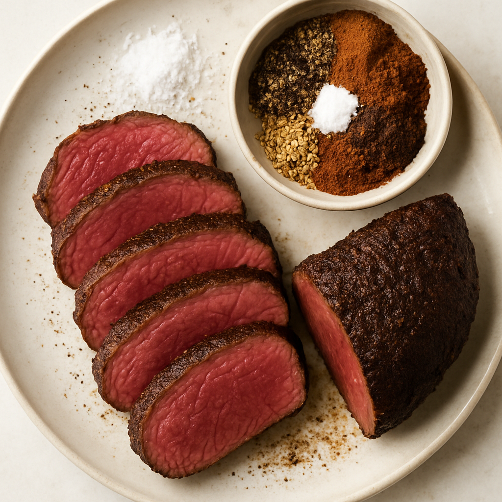 Slow-Roasted Spice-Rubbed Venison Loin