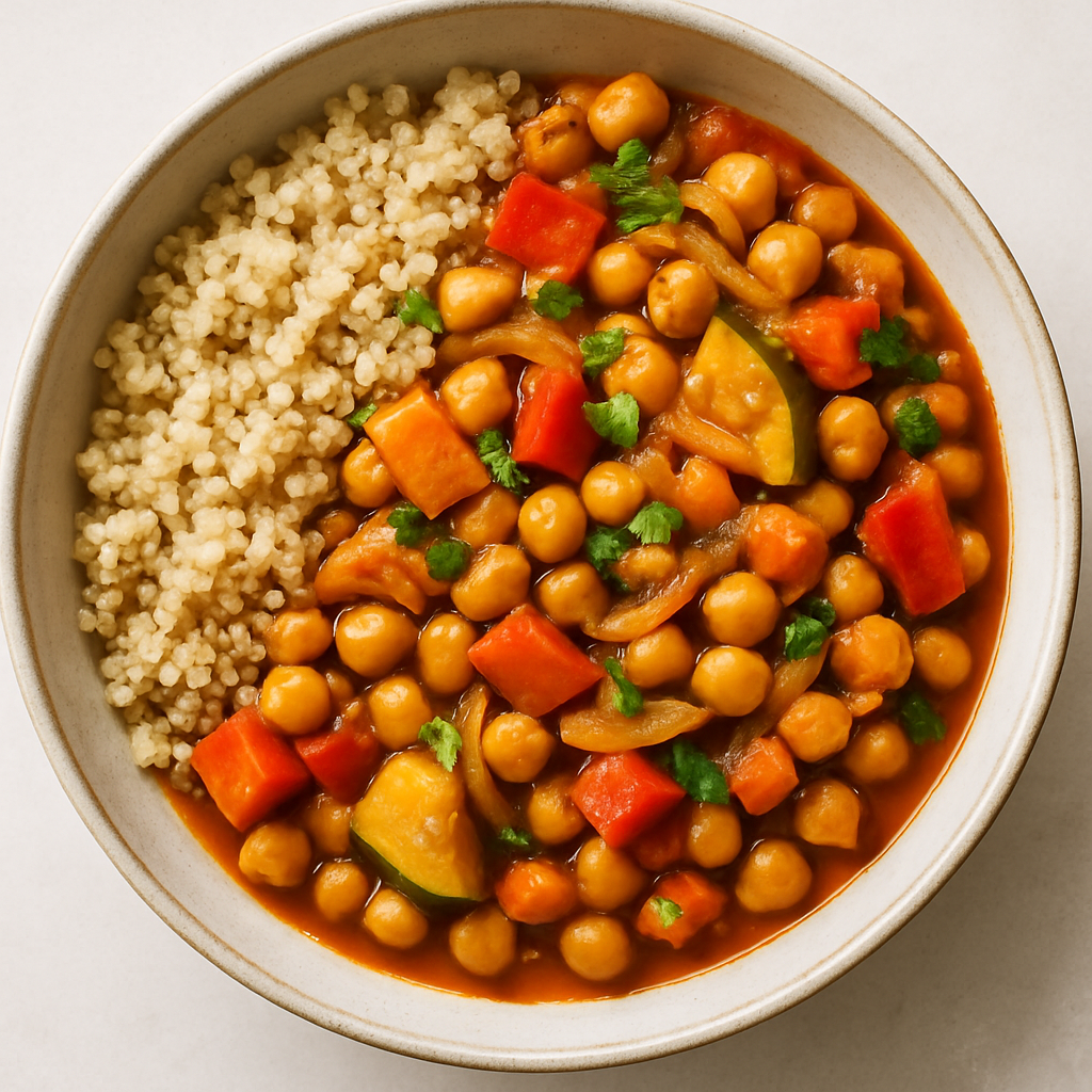 Tajine de Garbanzos y Verduras