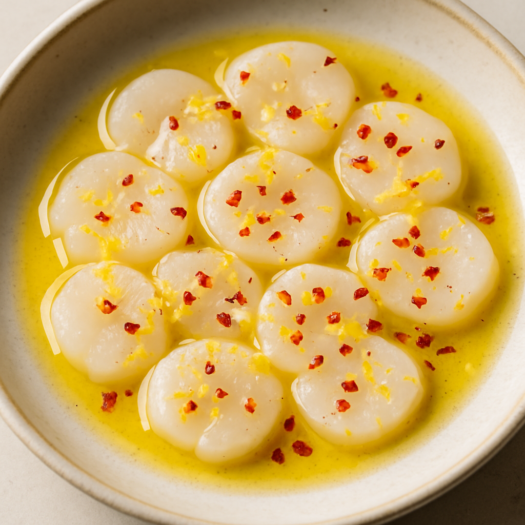 Crudo de Vieiras