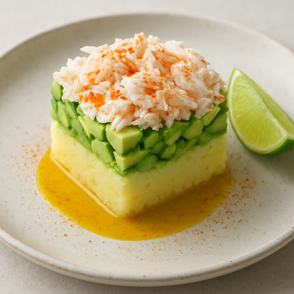 Crab, Avocado & Potato Terrine