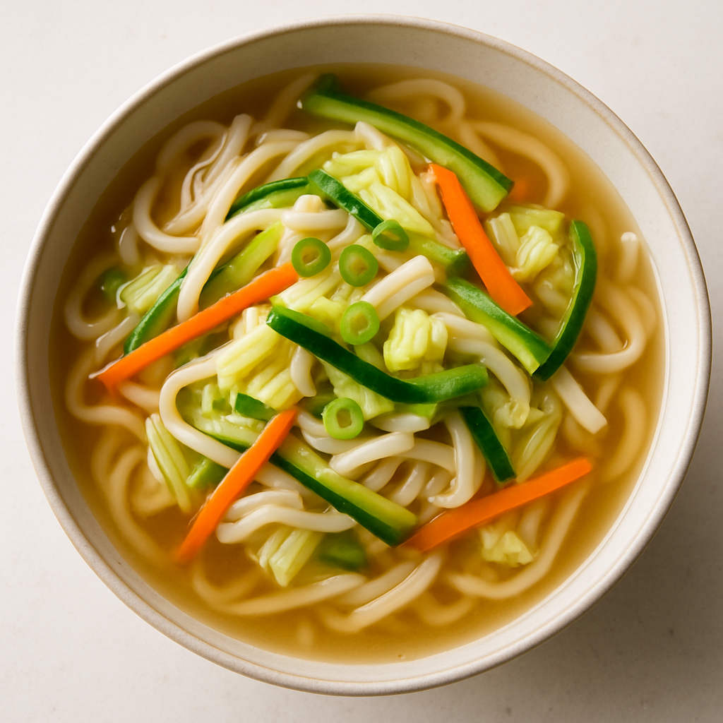 Yachae Kalguksu (Korean Knife Noodles with Vegetables)