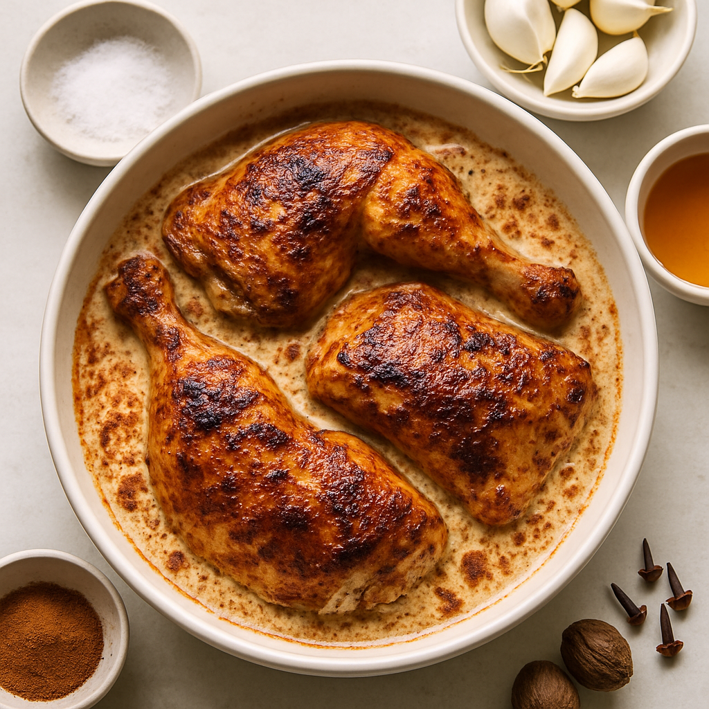 Pollo Asado Especiado con Suero de Leche