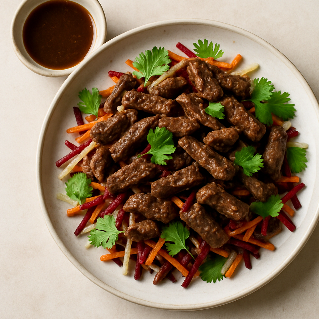 Tamarind Beef & Kohlrabi Salad