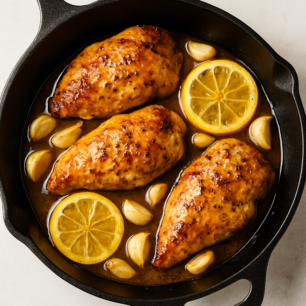 Cast Iron Honey Chicken