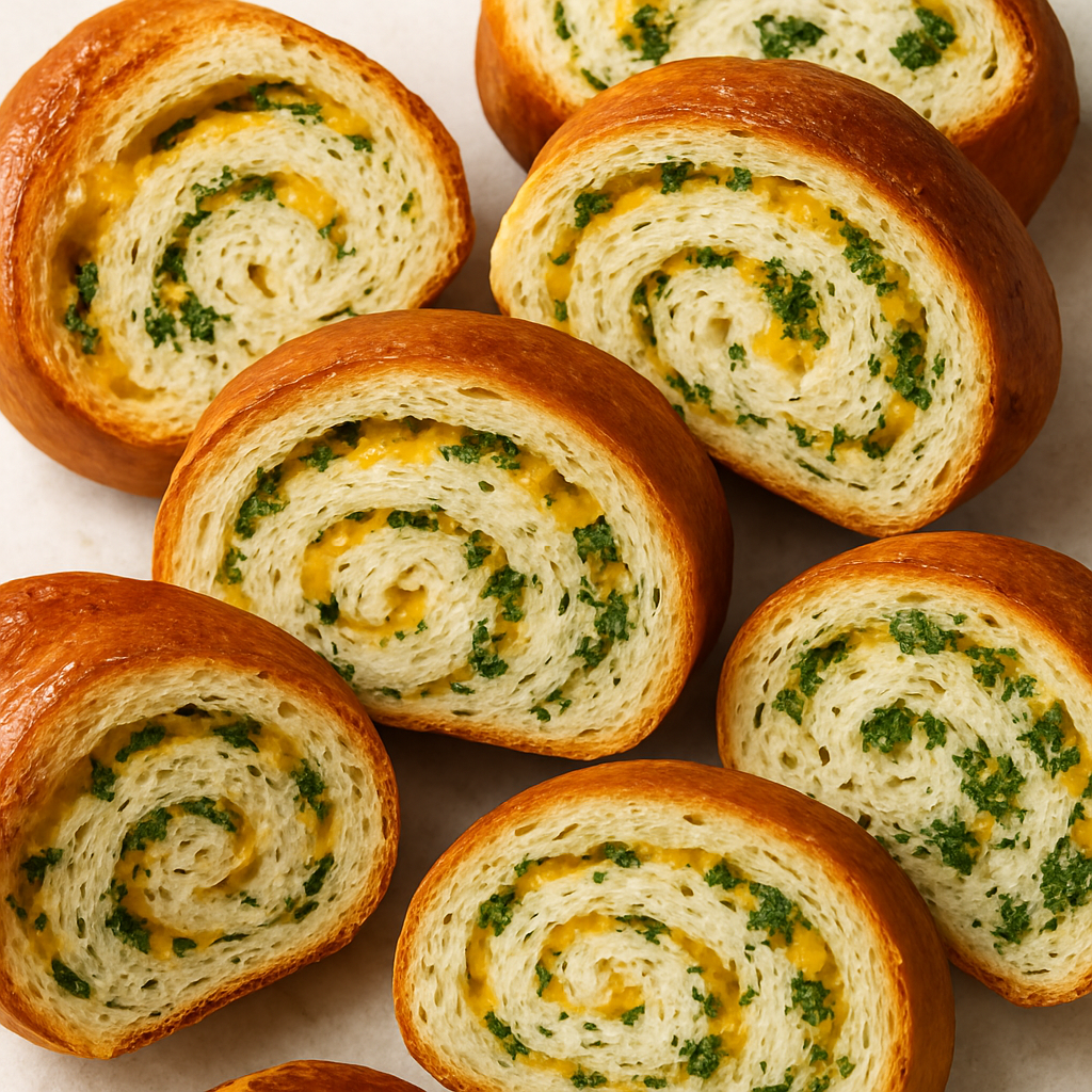 Pan de Queso Cheddar con Hierbas