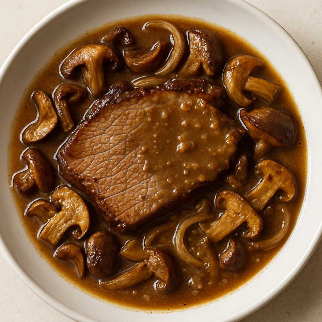 Wild-Mushroom Beef Brisket