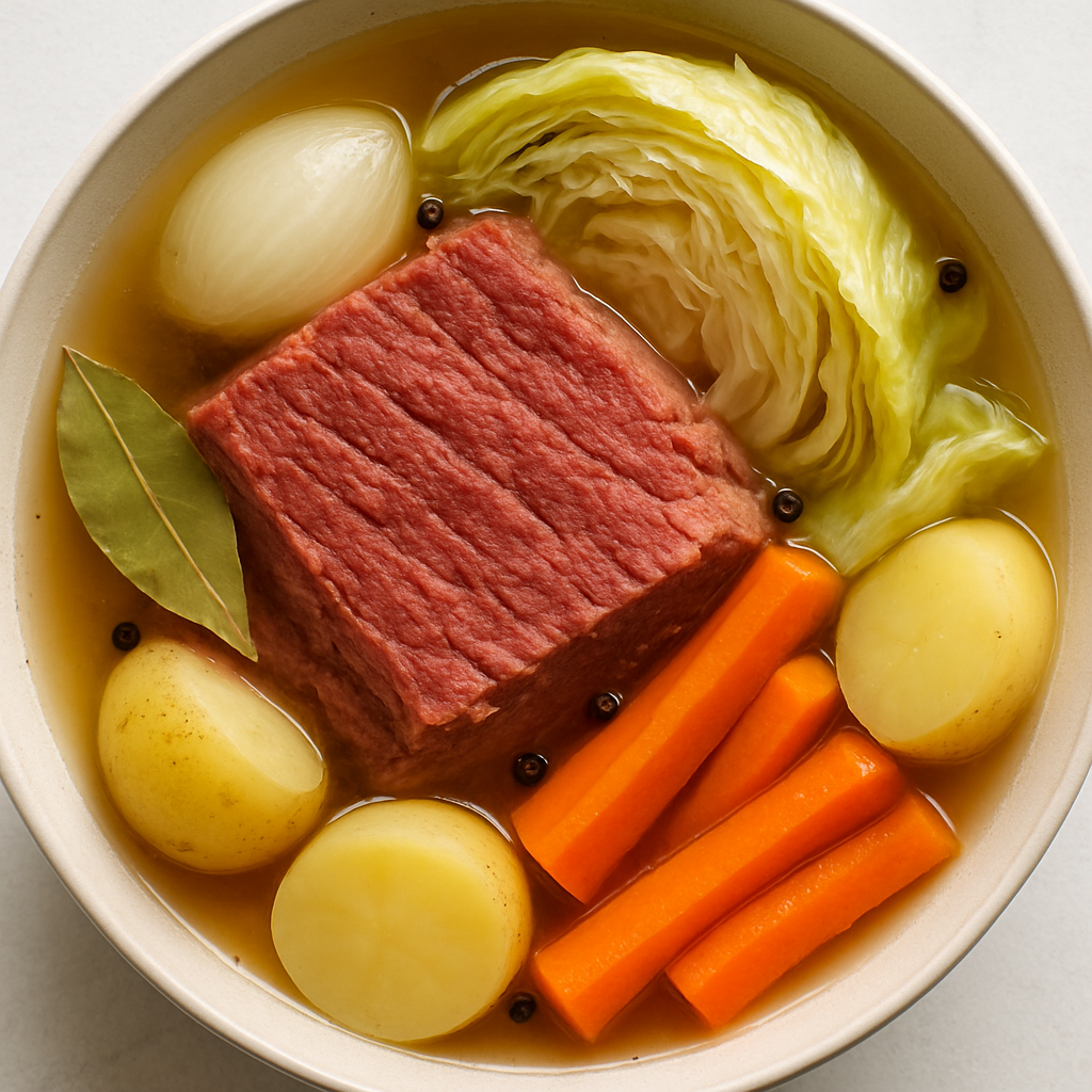 New Fashioned Corned Beef and Cabbage