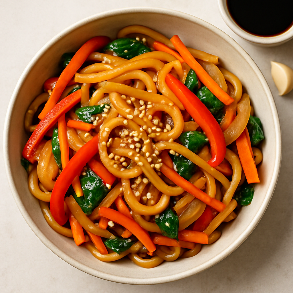 Veggie Udon Stir-Fry