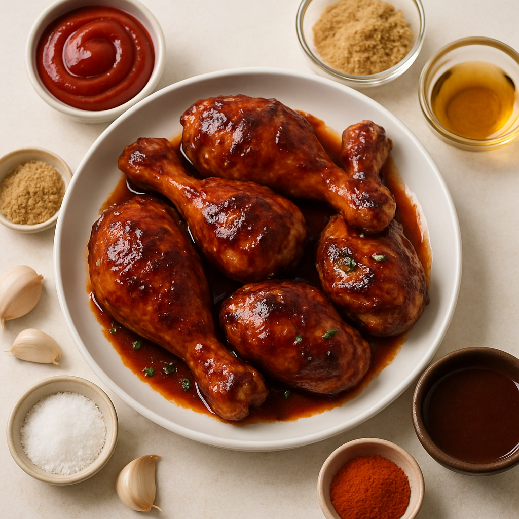 Piernas de Pollo BBQ
