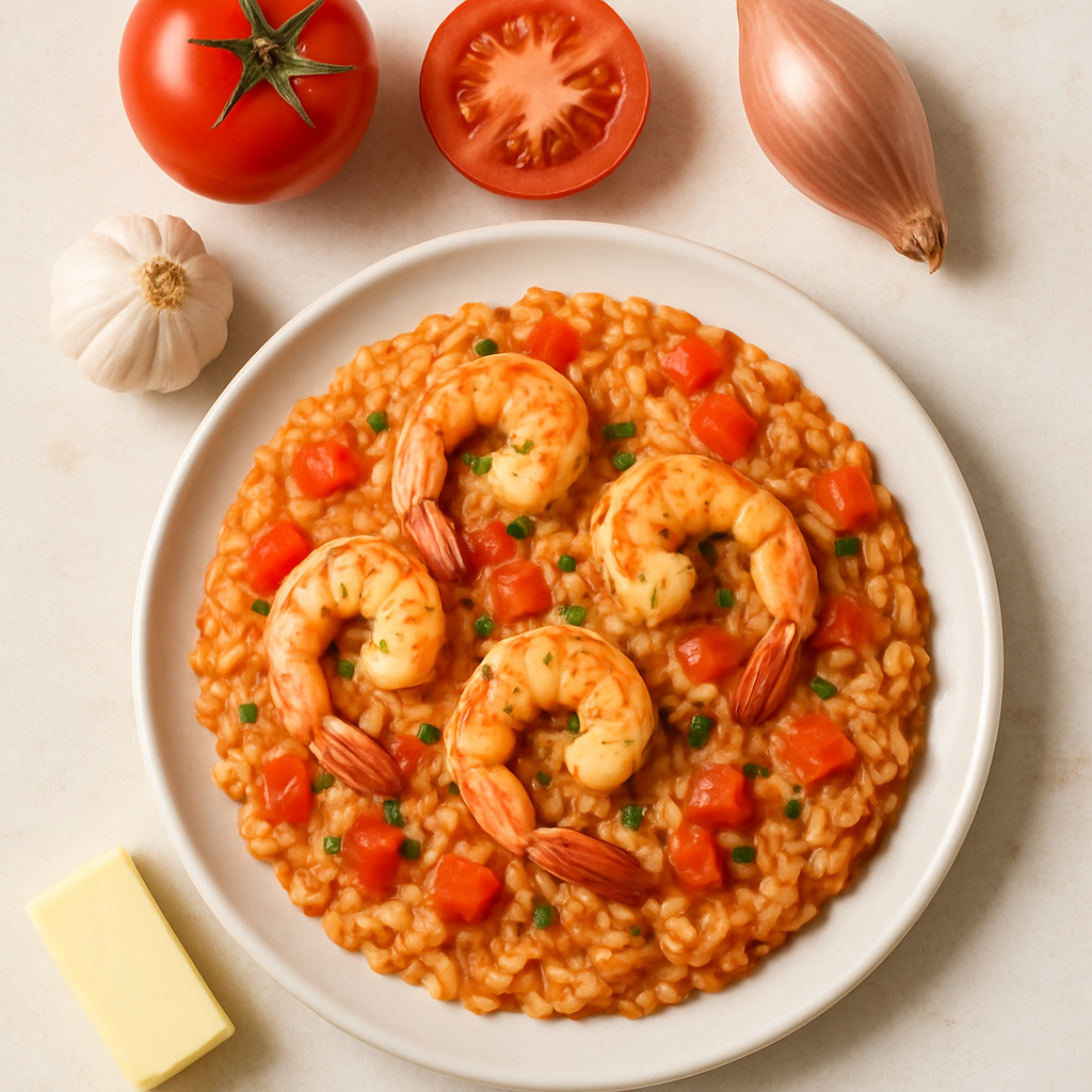Tomato Shrimp Risotto