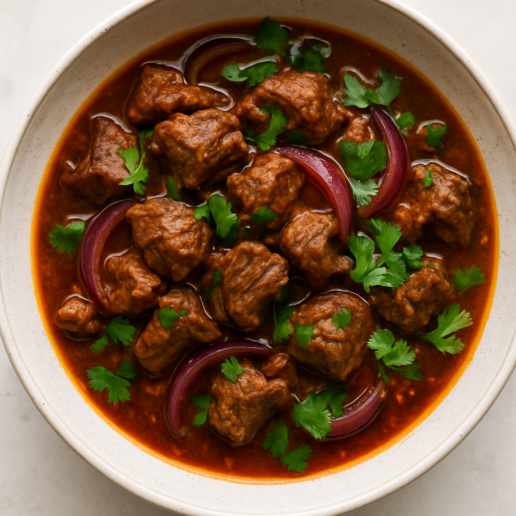 Cordero Guisado con Harissa