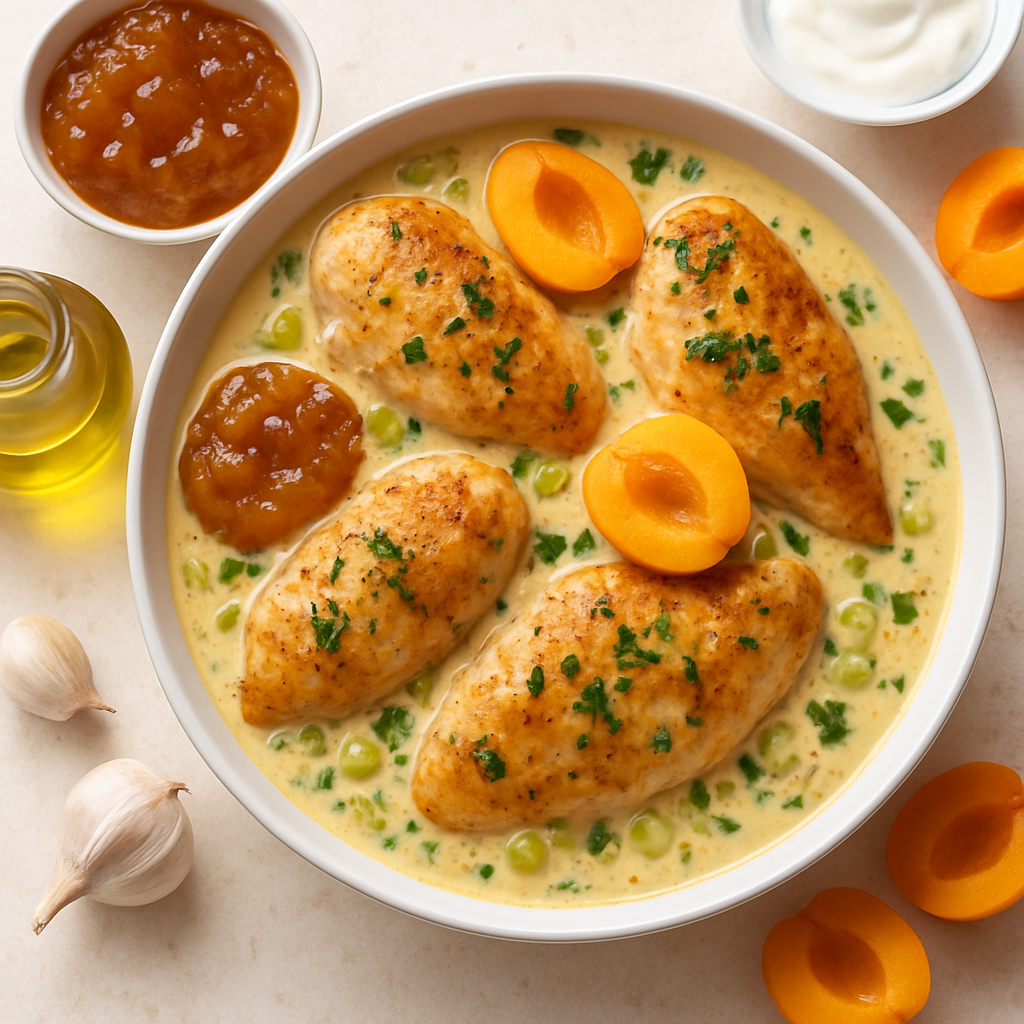 Pollo con Albaricoque