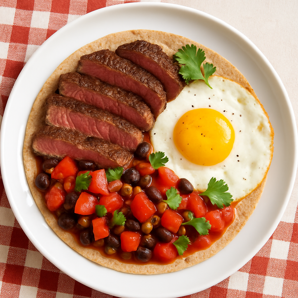 Carne y Huevos Rancheros